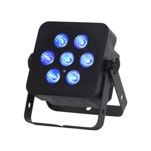 Slimline 7x5w RGBW Quad LED Uplighter