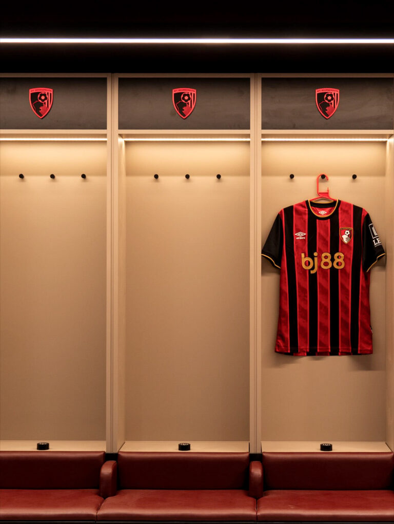 afc Bournemouth shirt in locker