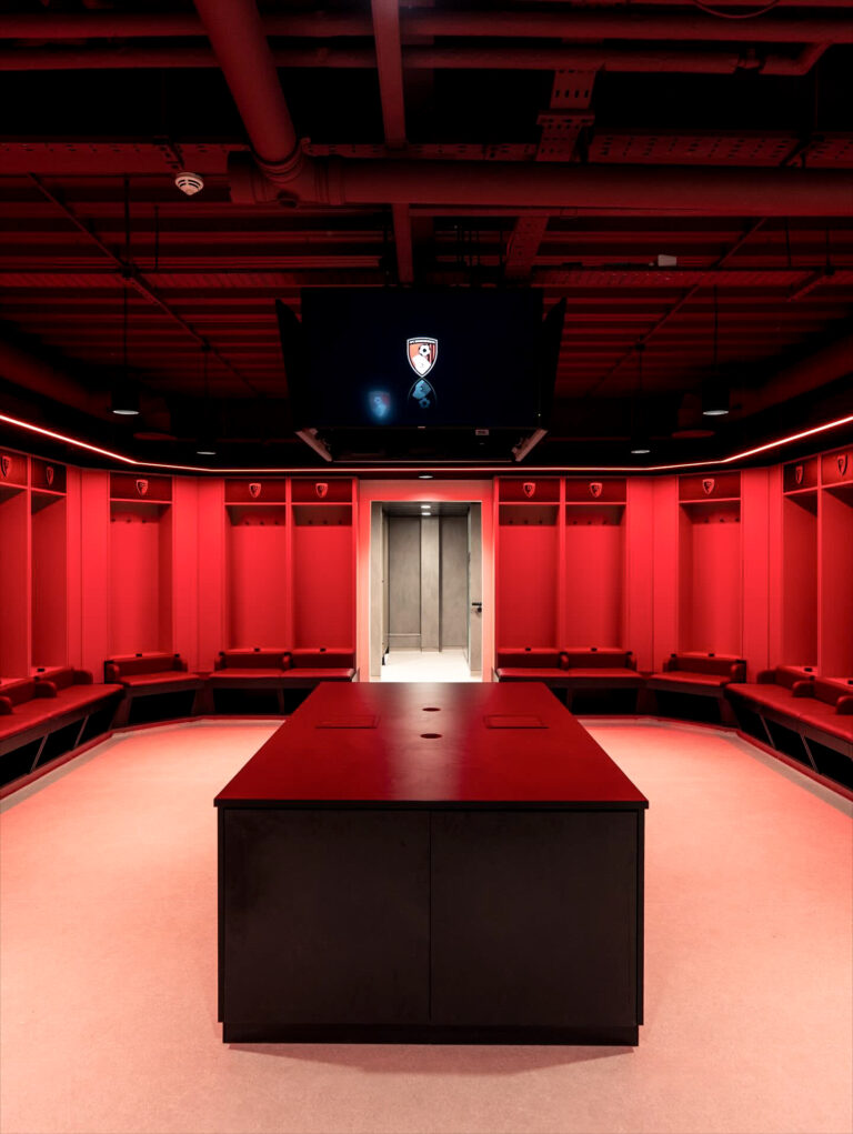 afc Bournemouth changing room