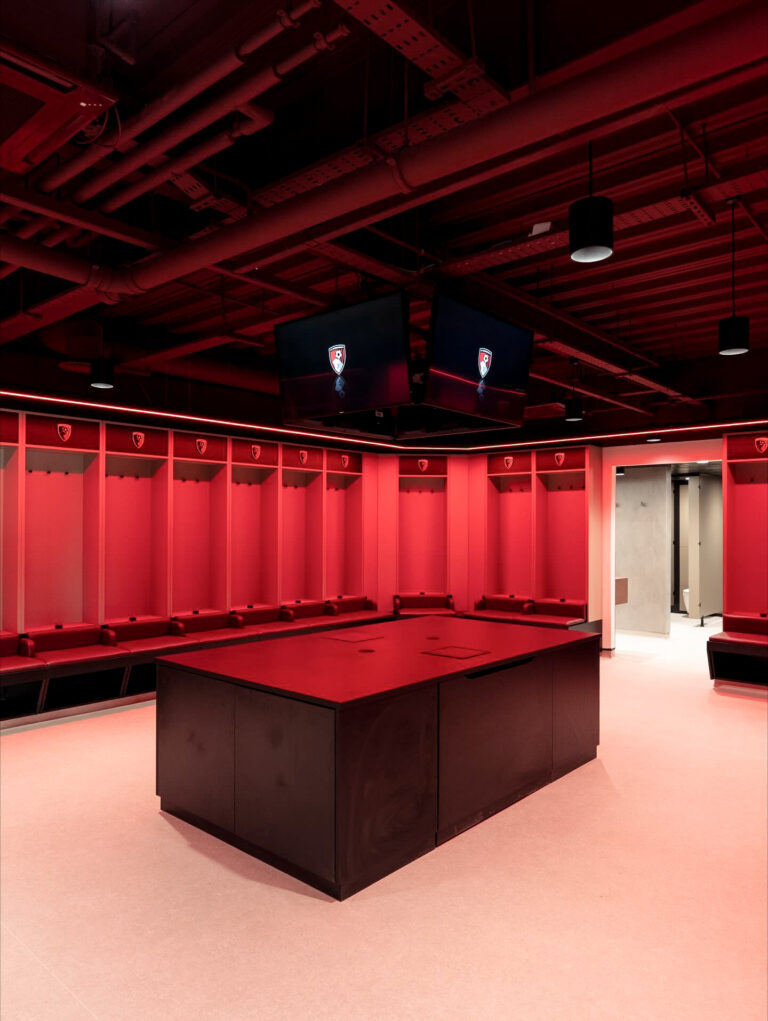 afc Bournemouth changing room