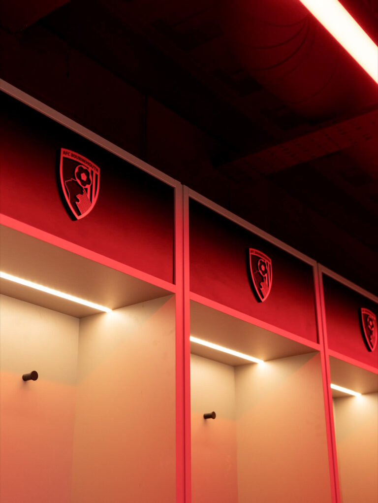 afc Bournemouth changing room