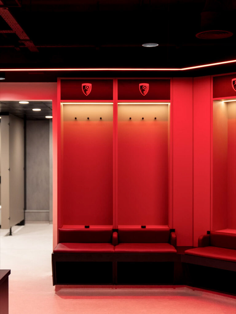 afc Bournemouth changing room