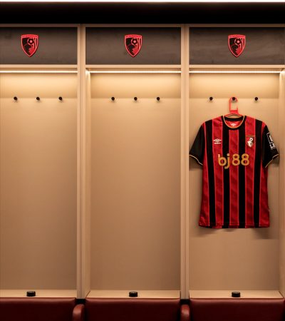 afc Bournemouth shirt in locker