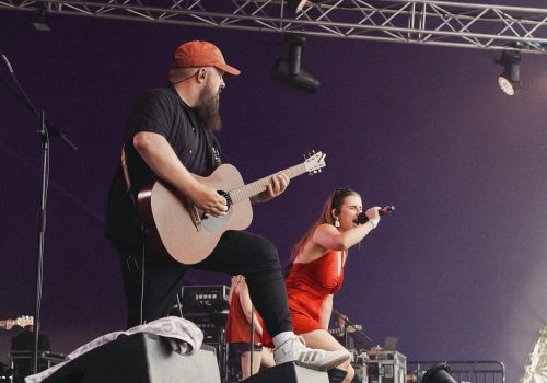 Guitar Player on stage